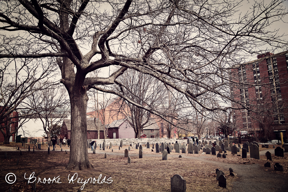 Mayflower Pilgrim tomb burial ground cemetary  - Salem, Massachusetts
